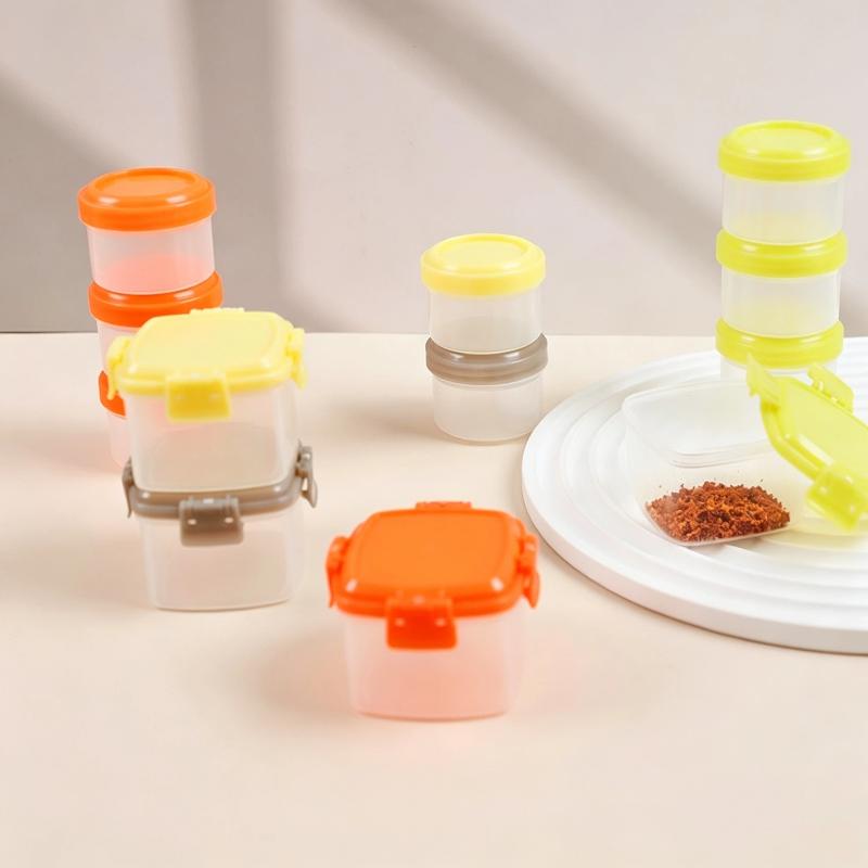 4 Adet İstiflenebilir PP Mini  - Baby Food Jars With Lids incelemesi ve fiyatı